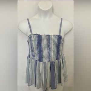 Blue Striped Tank Top Torrid Size 1